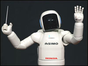Honda ASIMO robot conductor