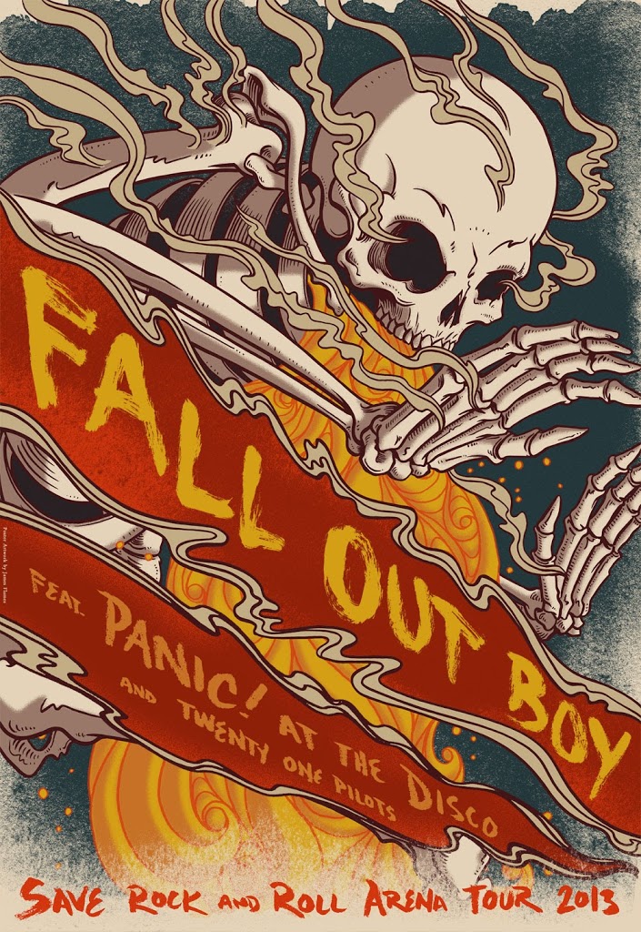 Fall Out Boy tour poster