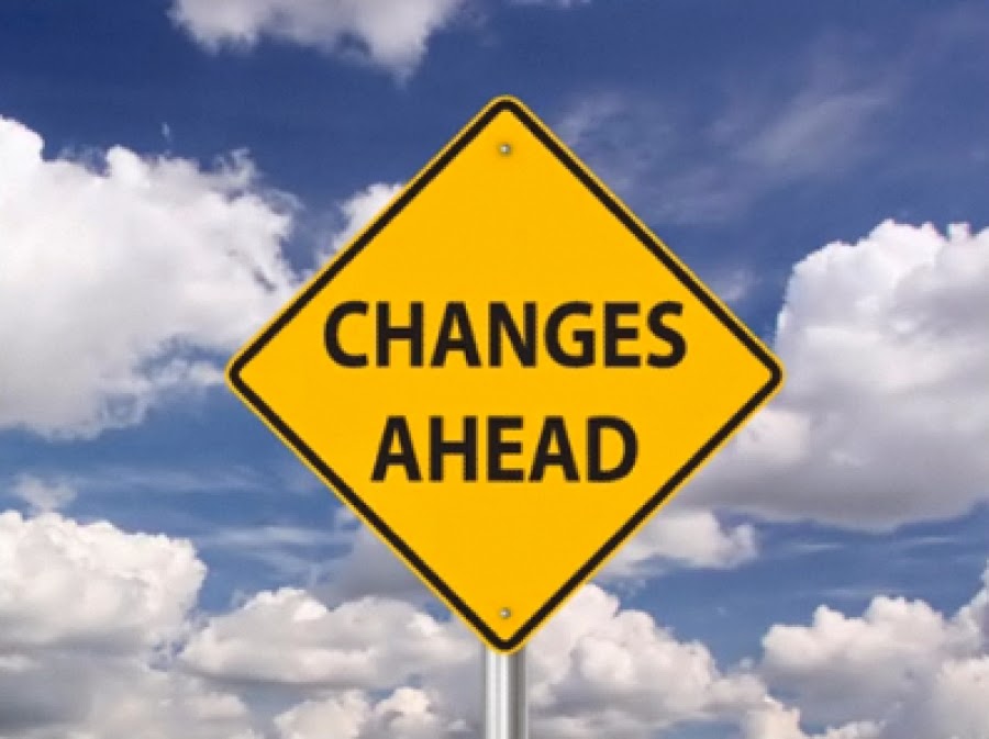 Changes Ahead road sign