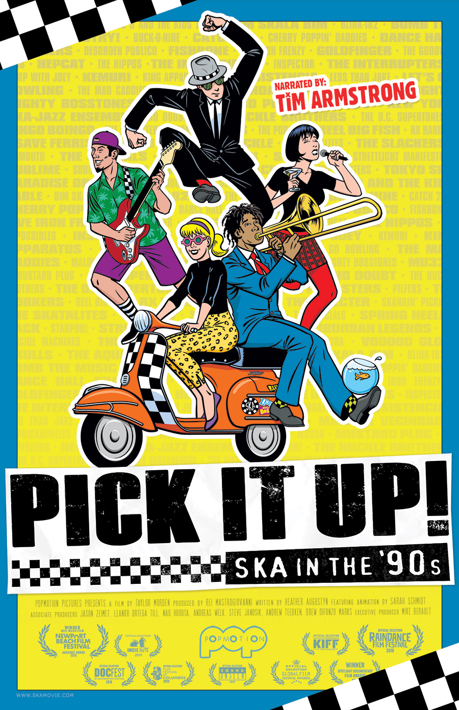 Promotional poster for "Pick It Up: Ska in the 90s" music documentary