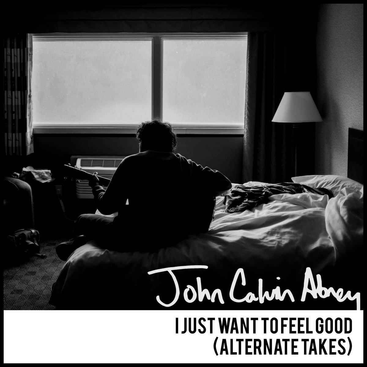 Cover art for indie folk artist, John Calvin Abney's latest EP, "I Just Want to Feel Good"