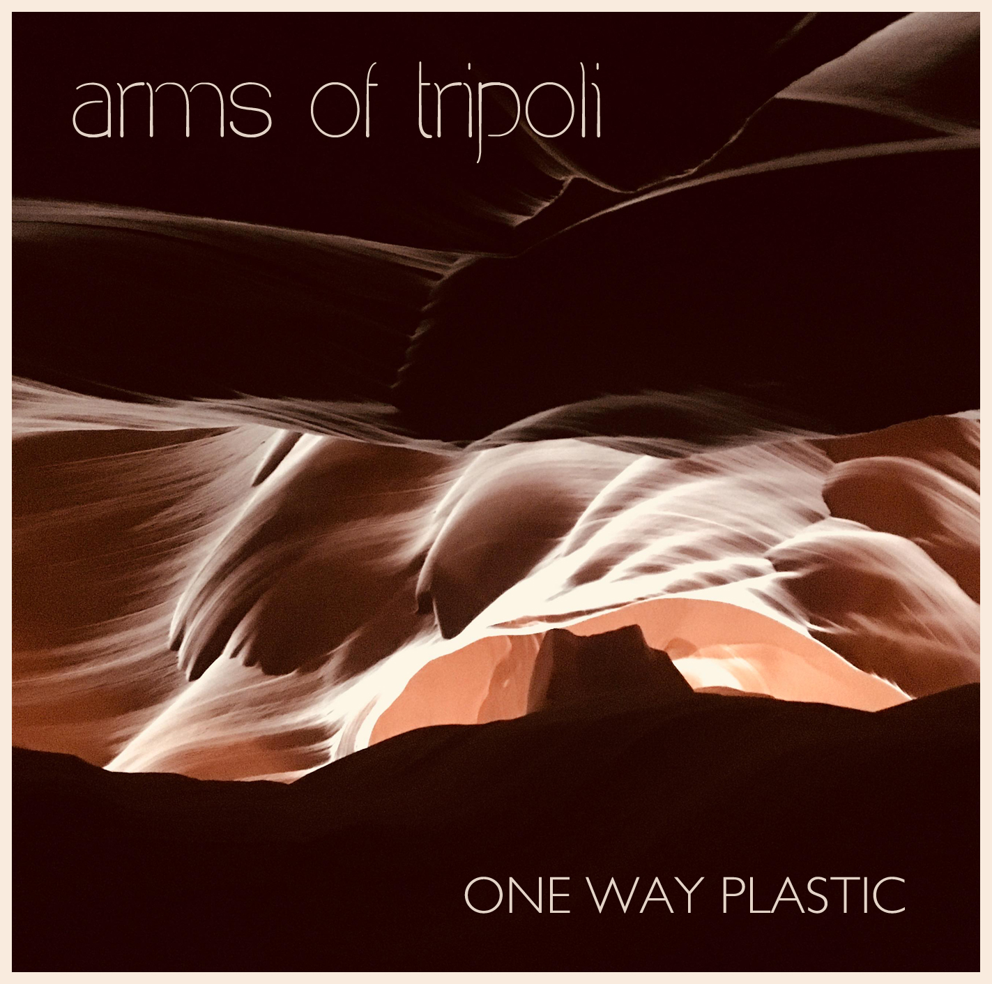 Cover art for the album, "One Way Plastic," by Arms of Tripoli