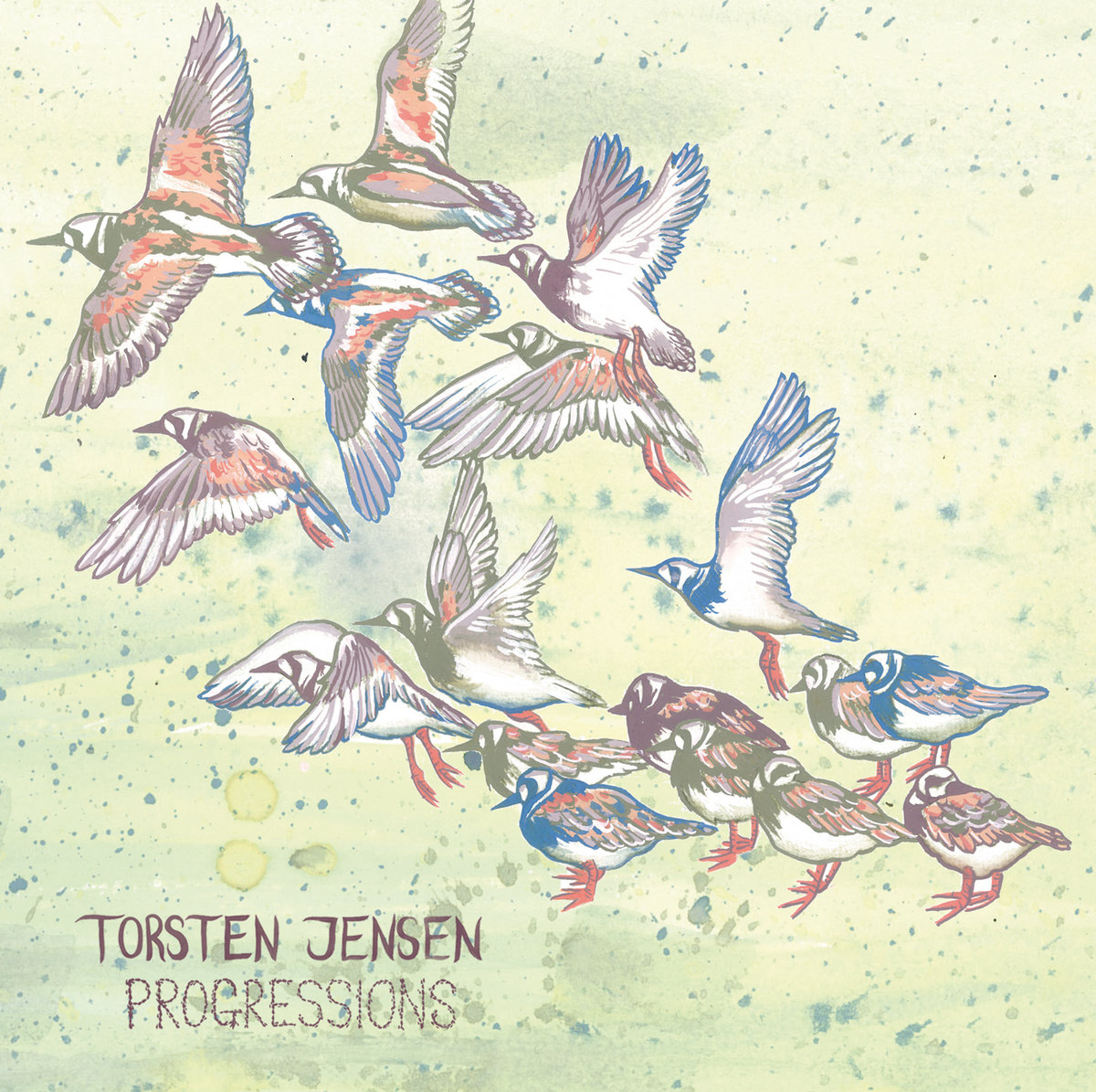 Cover art for Torsten Jensen's solo piano EP, "Progressions"